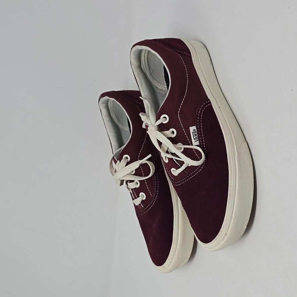 Vans Comfy Cush Suede Leather Burgundy Unisex Sneaker Men's